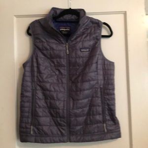 Purple-Grey like new Patagonia light down vest